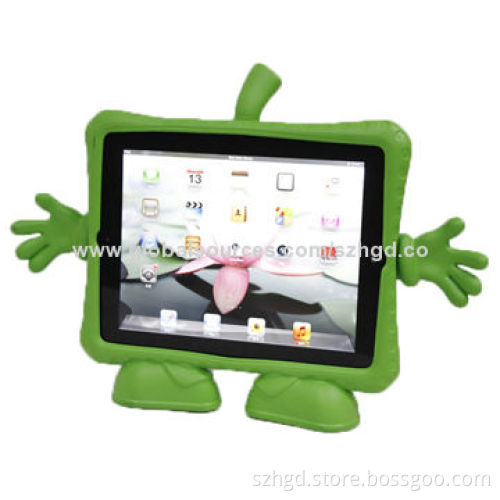 Leather Cover for iPad 3 with Super Cute Appleguy Design, Customized Logos and Colors Welcomed